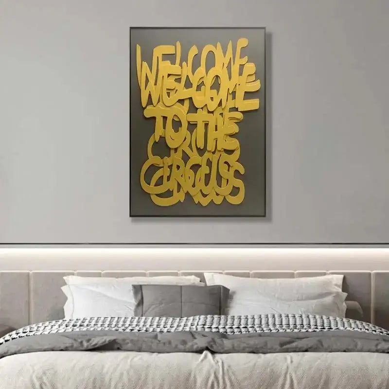 Welcome to the Circus 3d Wooden Wall Art-MinimalisticDecor.com