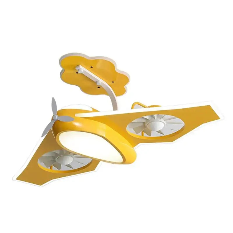 Whimsical Airplane Ceiling Light with Fan – Perfect for Kids Rooms-MinimalisticDecor.com