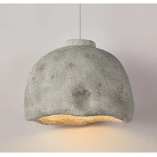 Wind Pendant Lustre Lighting – Sculptural Resin LED Cord Light-MinimalisticDecor.com