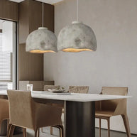 Wind Pendant Lustre Lighting – Sculptural Resin LED Cord Light-MinimalisticDecor.com