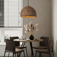 Wind Pendant Lustre Lighting – Sculptural Resin LED Cord Light-MinimalisticDecor.com
