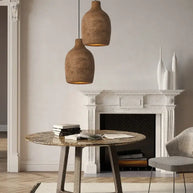 Wind Pendant Lustre Lighting – Sculptural Resin LED Cord Light-MinimalisticDecor.com