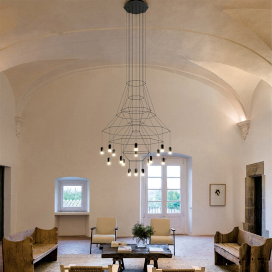Wireflow LED Chandelier - Illuminate Your Space-MinimalisticDecor.com