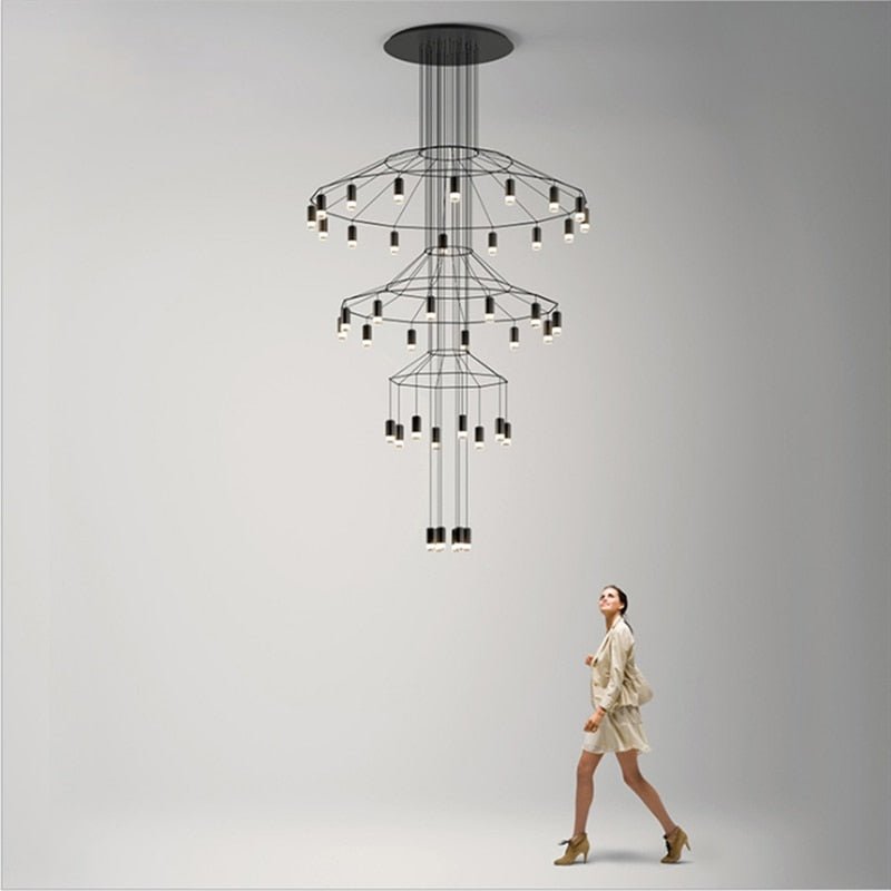 Wireflow LED Chandelier - Illuminate Your Space-MinimalisticDecor.com