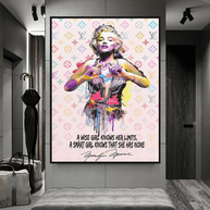 Wise Girl: Marilyn Monroe Pop Icon Wall Art-MinimalisticDecor.com