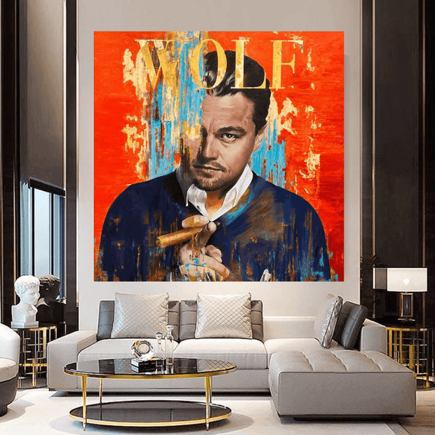 Wolf of Wall Street Canvas - Exquisite Leonardo Dicaprio-MinimalisticDecor.com