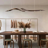 Wooden Pendant Wave Lights Hanging-MinimalisticDecor.com