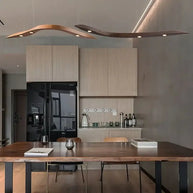 Wooden Pendant Wave Lights Hanging-MinimalisticDecor.com