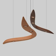 Wooden Pendant Wave Lights Hanging-MinimalisticDecor.com