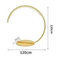 Wrought Iron Circular Floor Standing Coat Rack-MinimalisticDecor.com