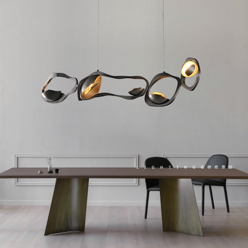 XXX LED Rocks Style Chandelier Dining Island-MinimalisticDecor.com