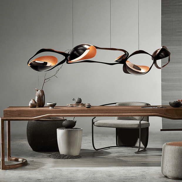 XXX LED Rocks Style Chandelier Dining Island-MinimalisticDecor.com